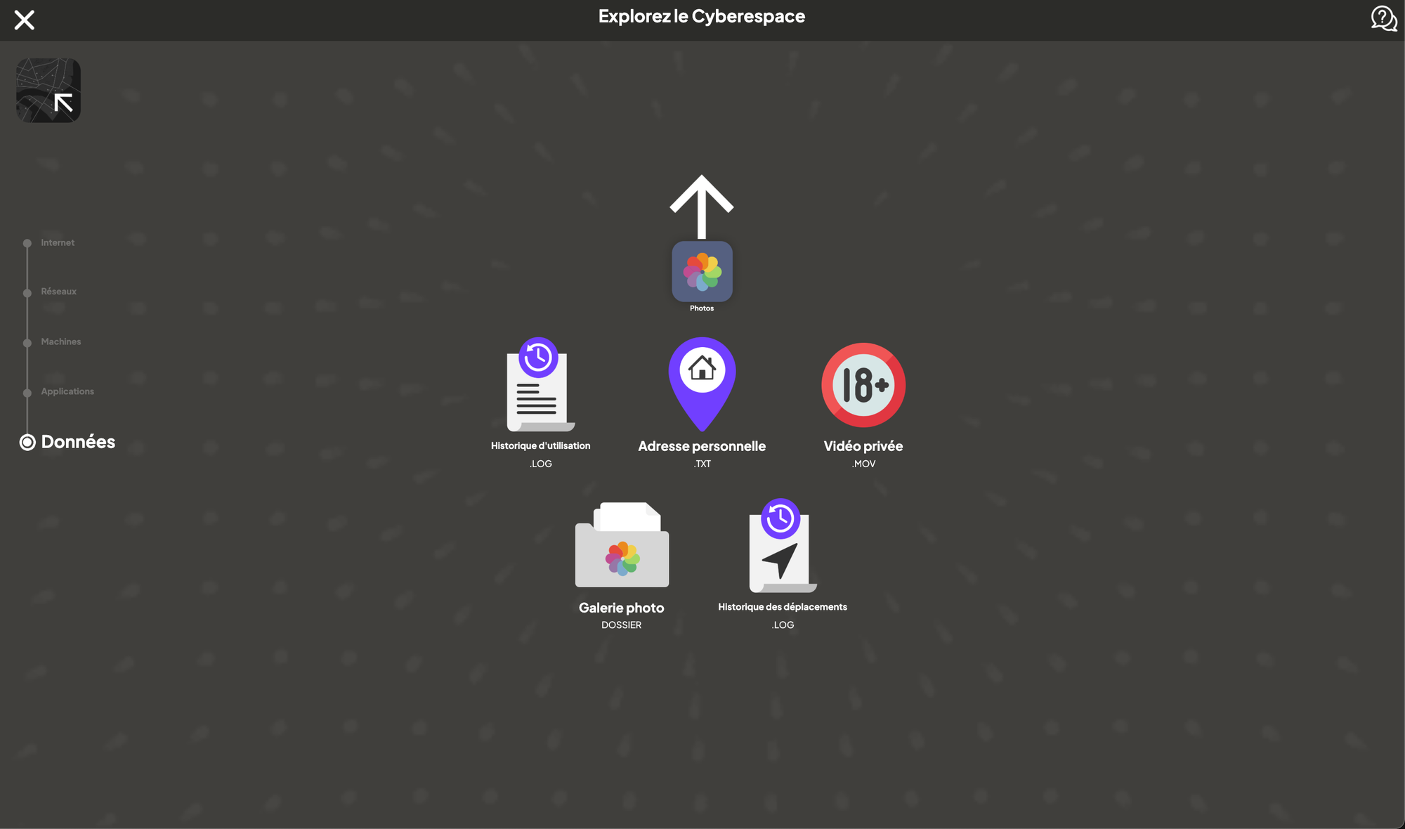 🗺️ Get the Data : Explorez le Cyberespace en Point & Click